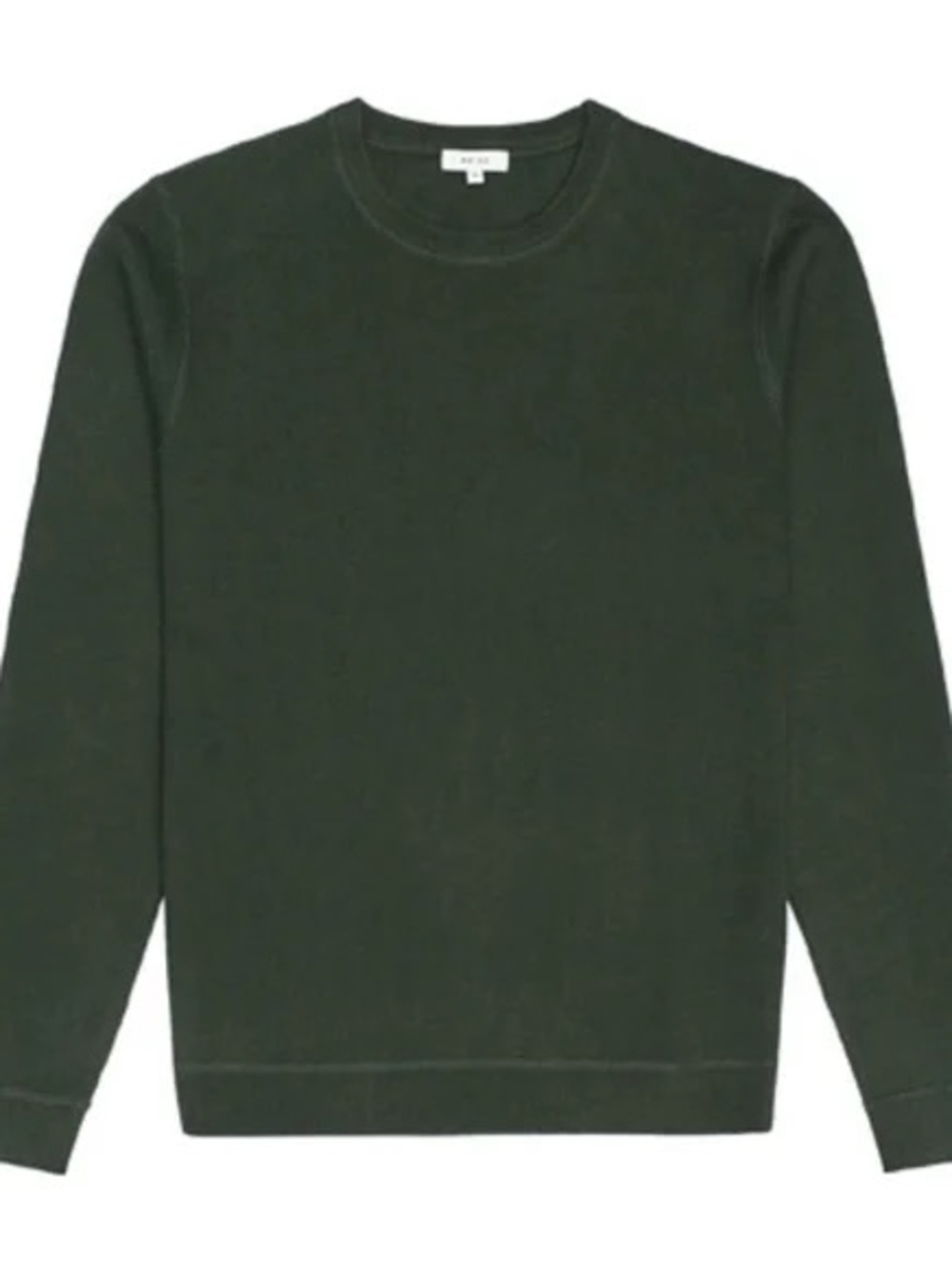 Reiss Dakota Green Crewneck Wool Mix Sweater (S)